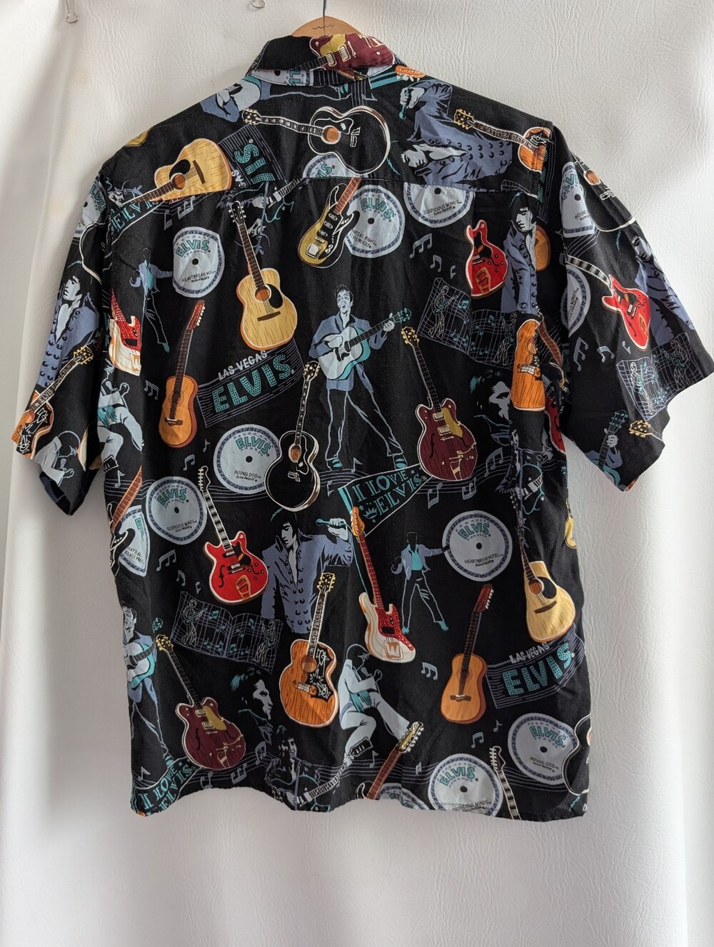 Reyn Spooner Elvis Presley Black Short-Sleeve Button-Down Hawaiian Shirt - S - Picture 8 of 13